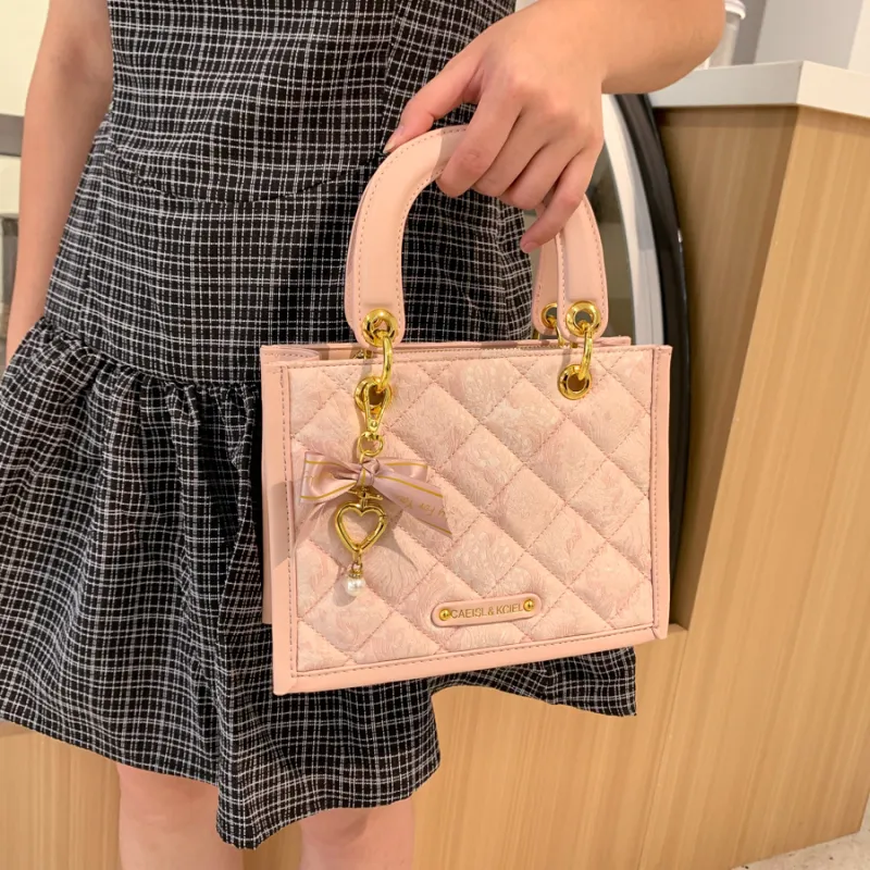 CAEISL&KCIEL Polyurethane Synthetic Leather Handbag Women's Embroidery Powder-8