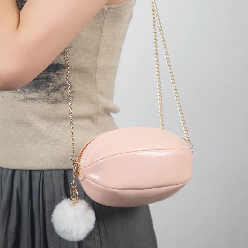 TOMATO&POTATO Cow Leather Crossbody Bag Regular Women's Silver/Black/Ecru/Pink-22