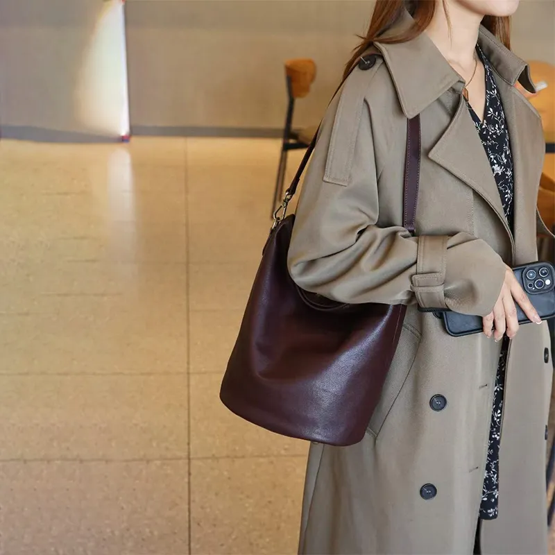 TOMATO&POTATO Artificial Leather Shoulder Bag Regular Women's Multiple Colors-1