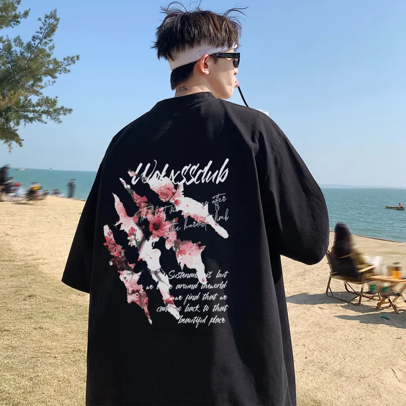 KRISTALIA Drop Shoulder Sleeve T Shirt Unisex-7