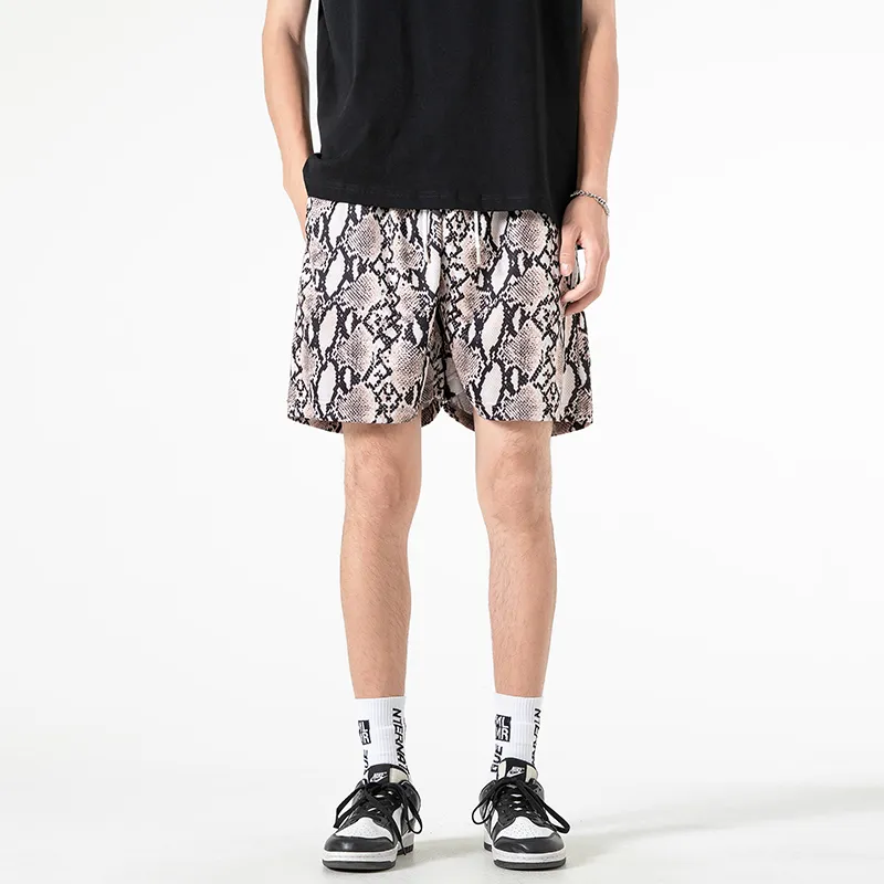KRISTALIA Basketball Shorts Unisex Snakeskin Print-2