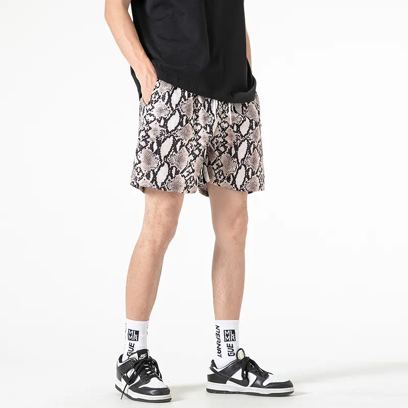 KRISTALIA Basketball Shorts Unisex Snakeskin Print-6