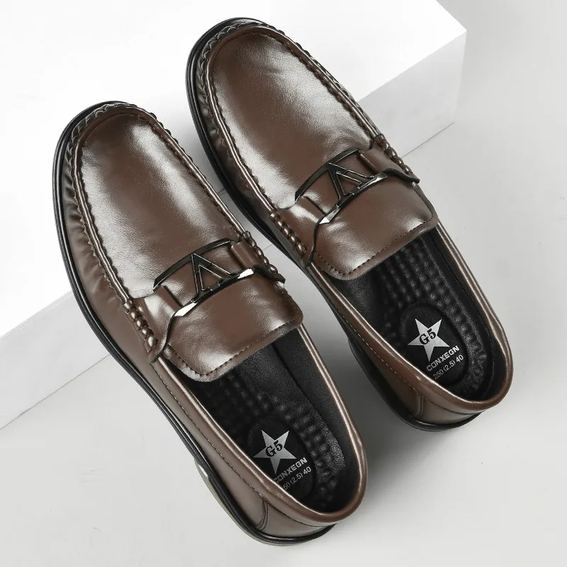 G5 Men's Casual Shoes Men Low Top Black/Brown-7