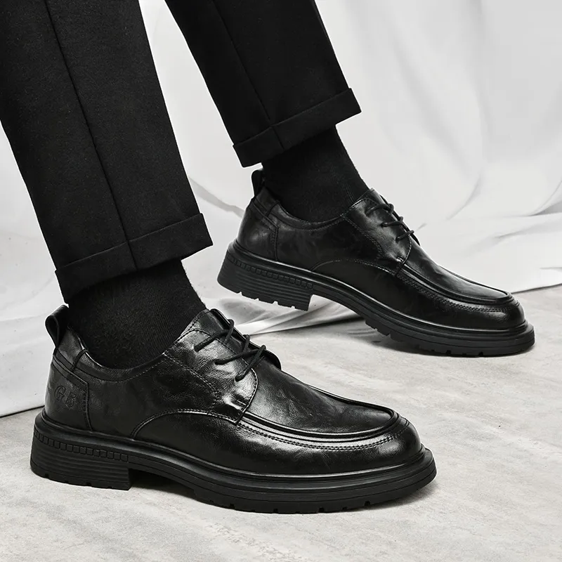G5 Men's Casual Shoes Men Low Top Black/Brown-5