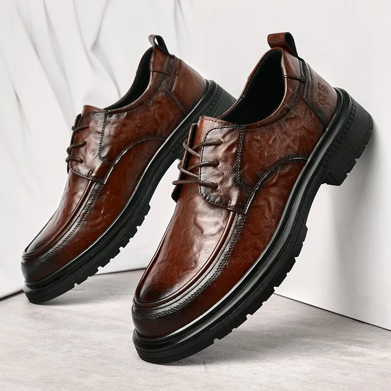 G5 Men's Casual Shoes Men Low Top Black/Brown-10