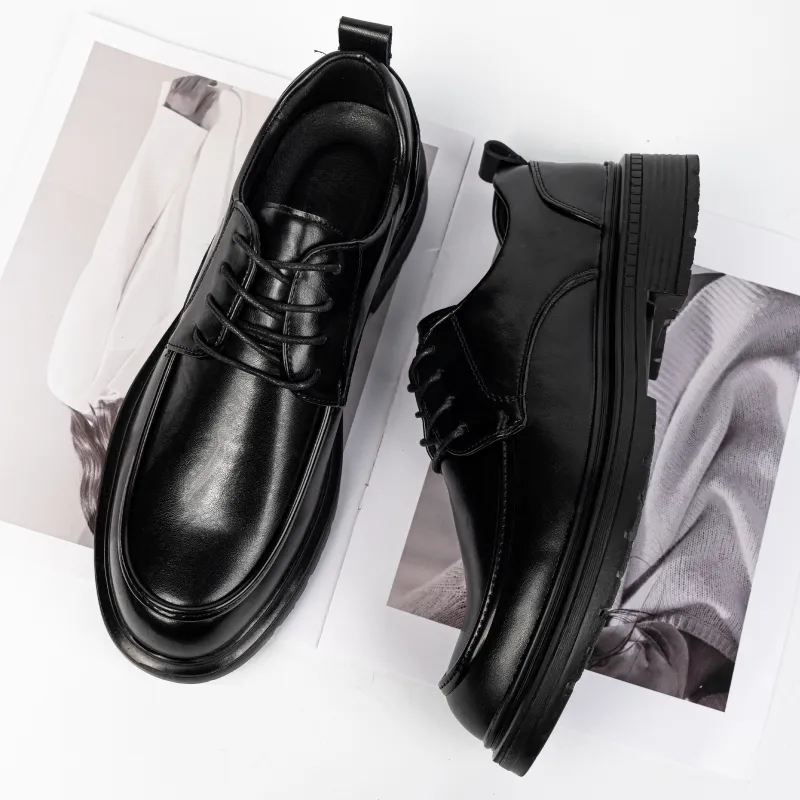 G5 Men's Casual Shoes Men Low Top Black/Brown-3