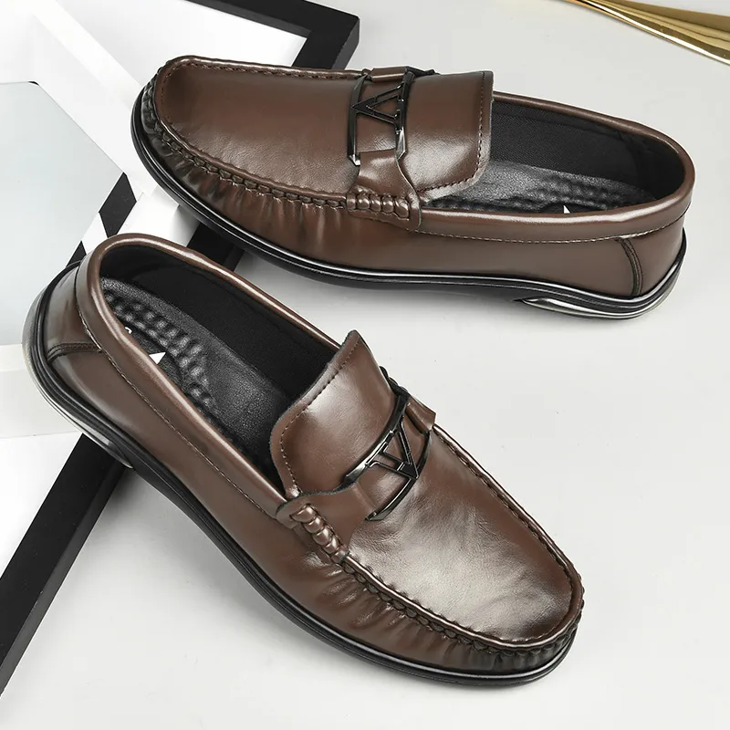 G5 Men's Casual Shoes Men Low Top Black/Brown-8