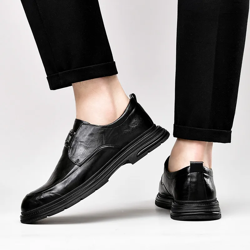 G5 Men's Casual Shoes Men Low Top Black/Brown-2