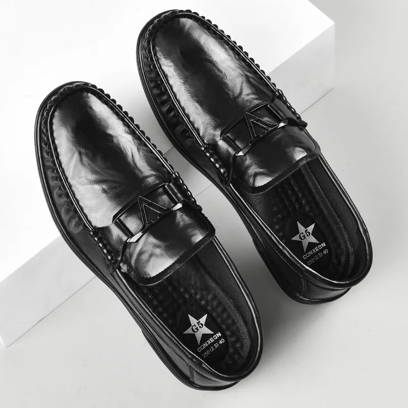 G5 Men's Casual Shoes Men Low Top Black/Brown-1