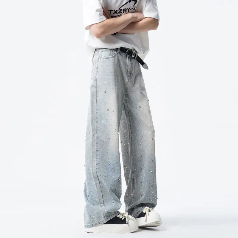 MIIOW Jeans Unisex Light Blue-7