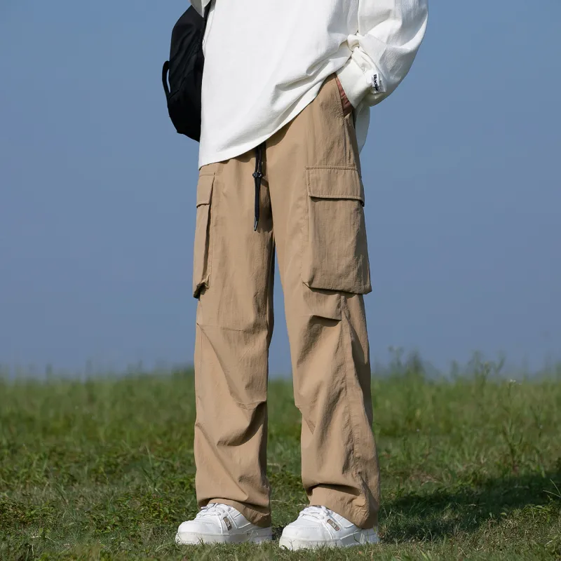 MIIOW Trendy Party Collection Cooling Summer Collection Cargo Pants Unisex-10