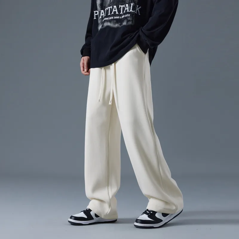 MIIOW Knitted Fabric Casual Pants Unisex-11