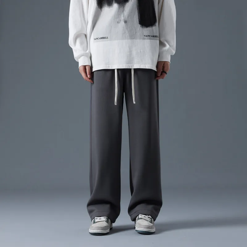 MIIOW Knitted Fabric Casual Pants Unisex-14