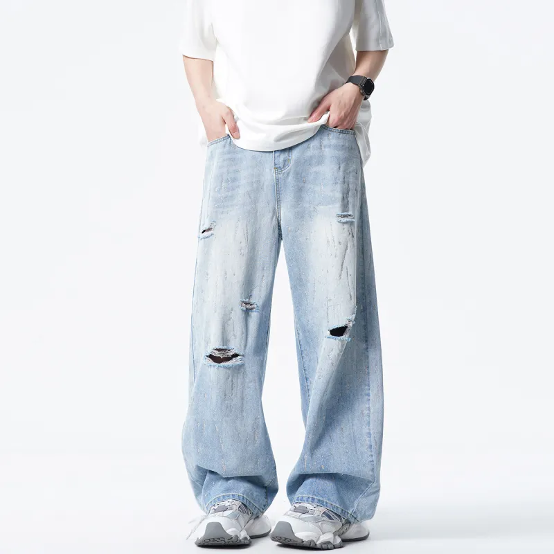 MIIOW Jeans Unisex Light Blue-2
