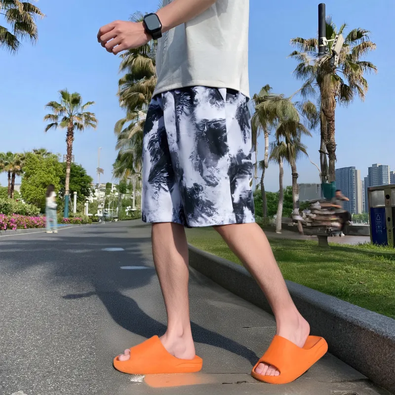 MIIOW Casual Shorts Unisex Ink-Wash-5