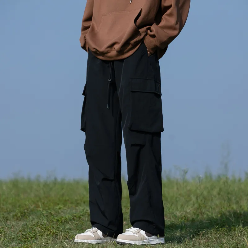 MIIOW Trendy Party Collection Cooling Summer Collection Cargo Pants Unisex-2