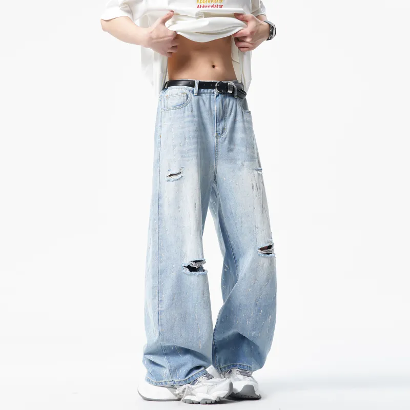 MIIOW Jeans Unisex Light Blue-4