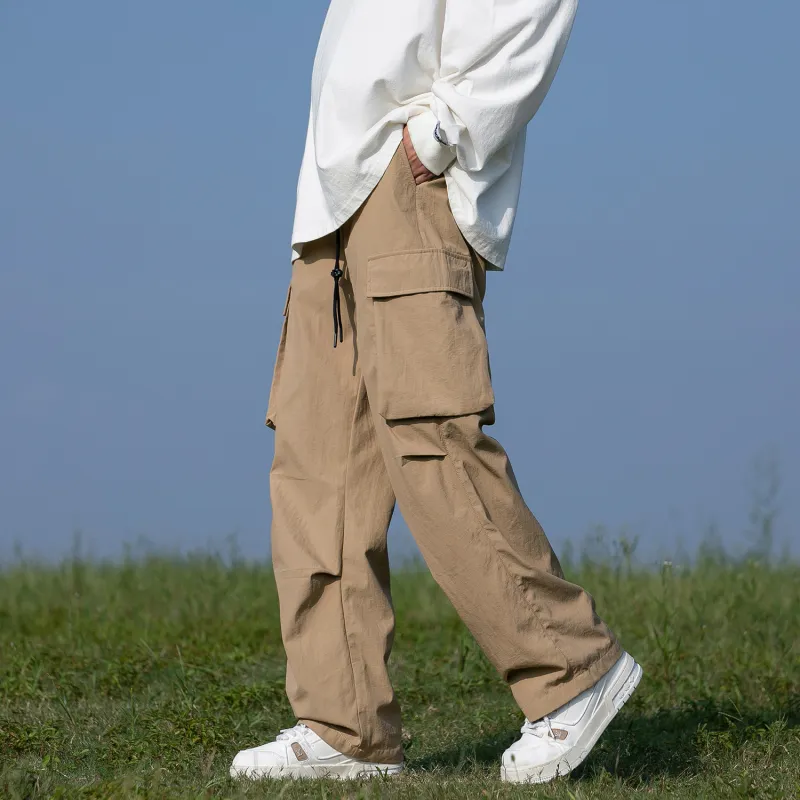 MIIOW Trendy Party Collection Cooling Summer Collection Cargo Pants Unisex-11