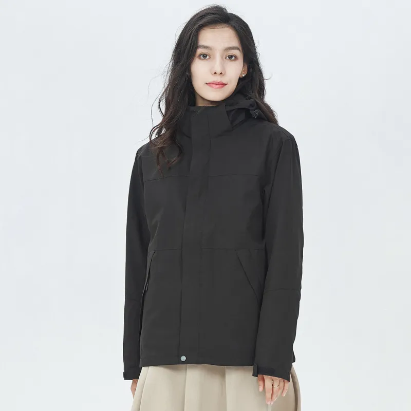 SNOW FLYING Windbreaker Jackets Women's Black-3