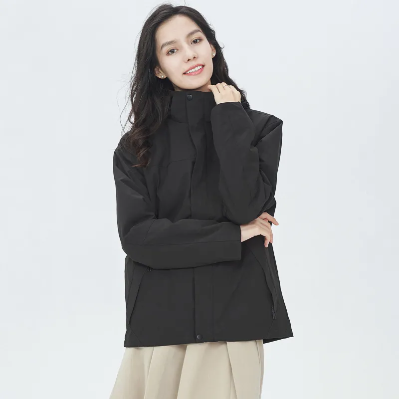 SNOW FLYING Windbreaker Jackets Women's Black-4