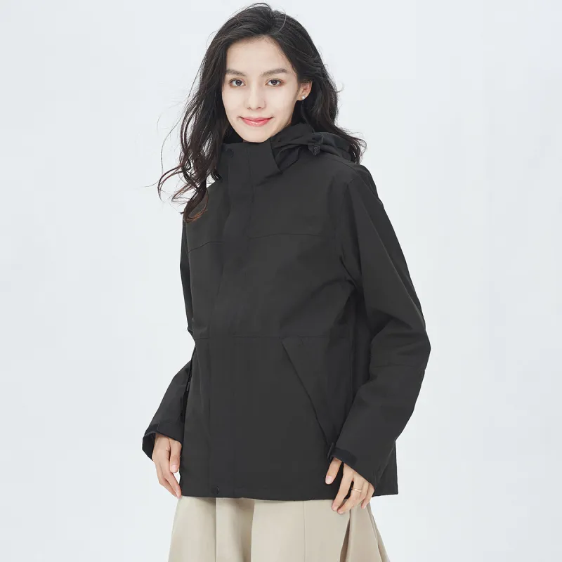 SNOW FLYING Windbreaker Jackets Women's Black-2