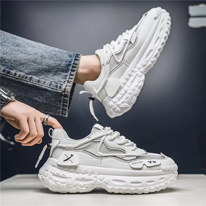 Abango Chunky Sneakers Men Low Top-5