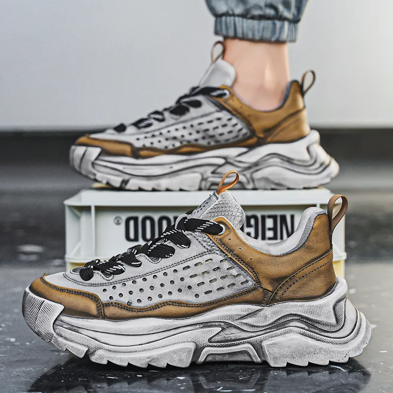 Abango Low-Top Chunky Sneakers Men's-14