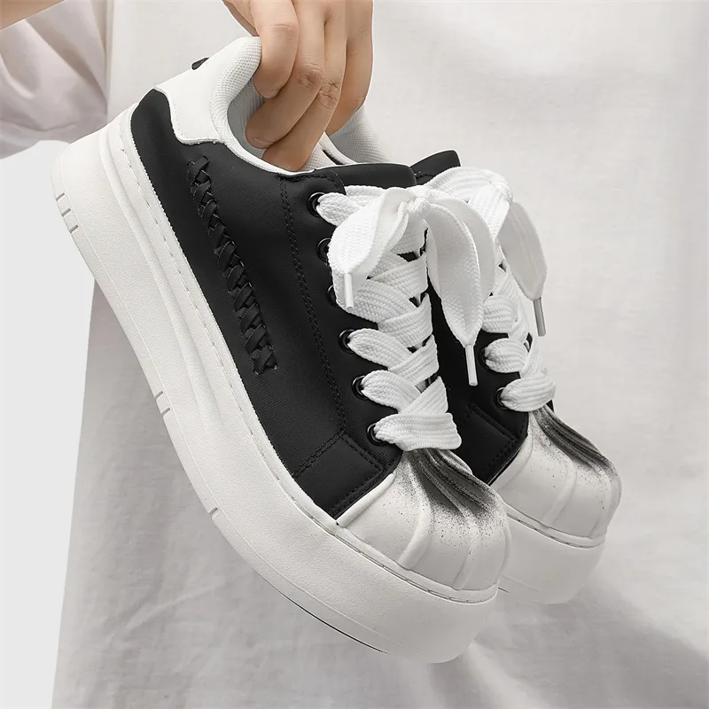 Abango Low Top Skateboard Shoes Men's Black-2