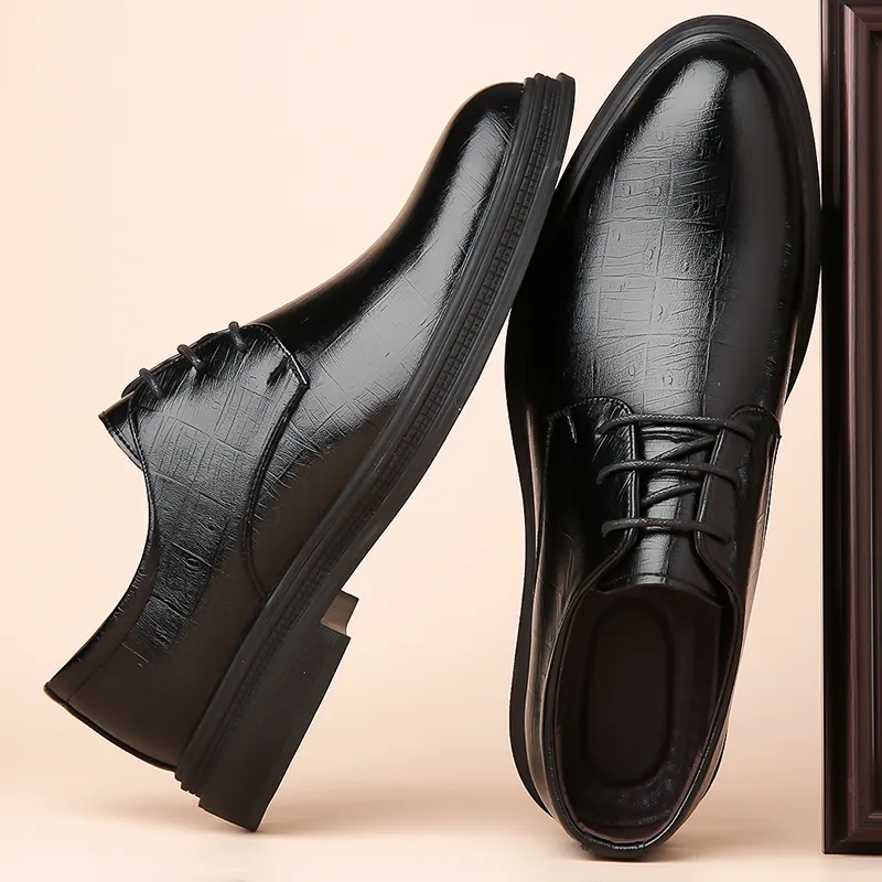Abango Dress Shoes Men Low Top-3