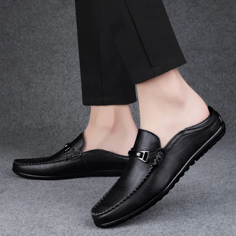 Abango Loafers Men Black/Brown-3