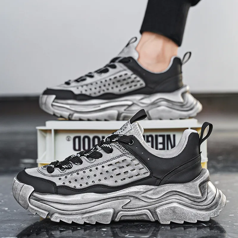 Abango Low-Top Chunky Sneakers Men's-4