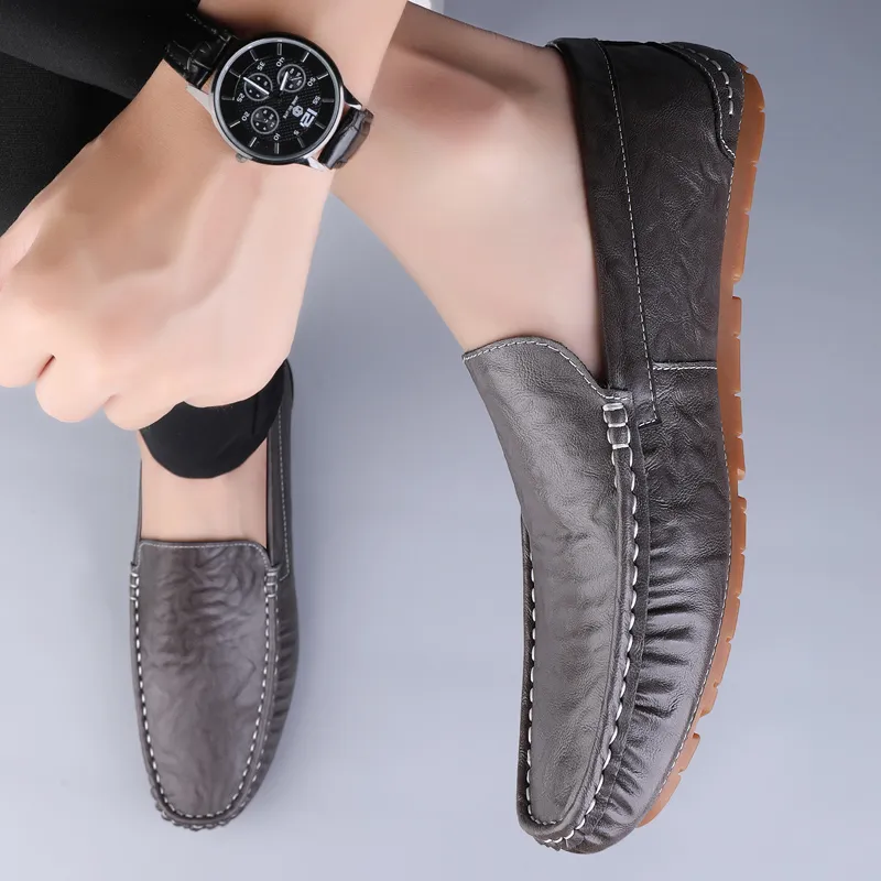 Abango Gommino Loafers Unisex Green/Gray/Black-11