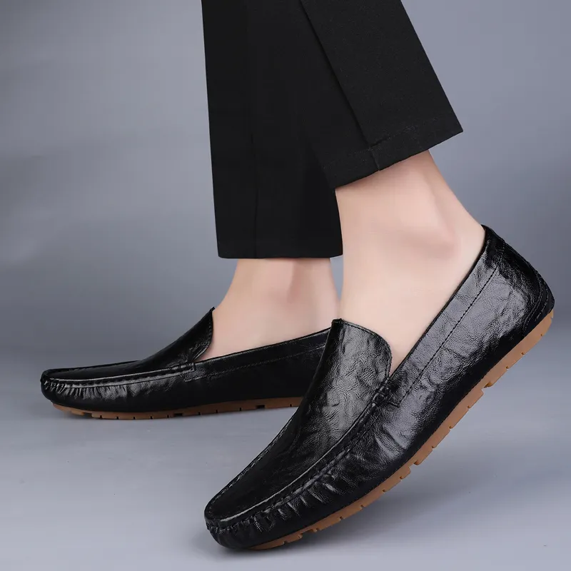 Abango Gommino Loafers Unisex Green/Gray/Black-16