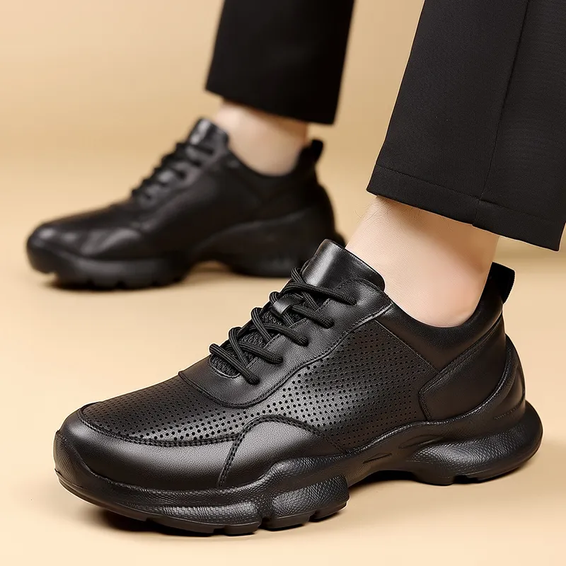 Abango Low Top Casual Shoes Men's Black-1