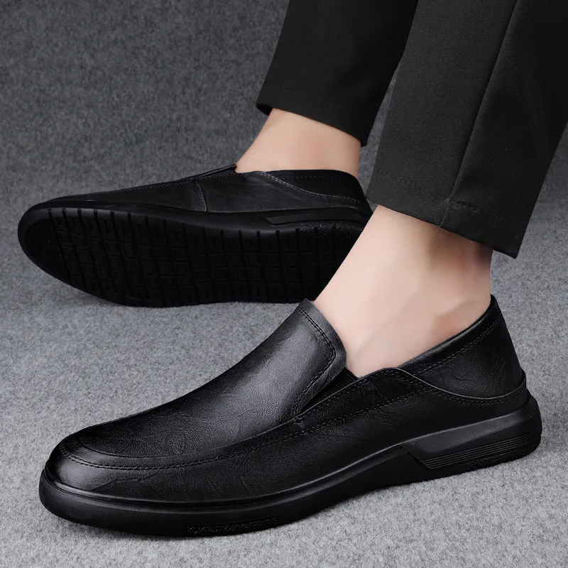 Abango Men's Casual Shoes Men Low Top Black/Brown-4