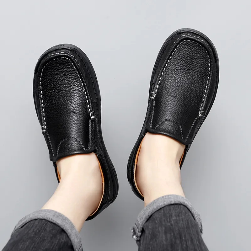 Abango Men's Casual Shoes Men Low Top Black-4