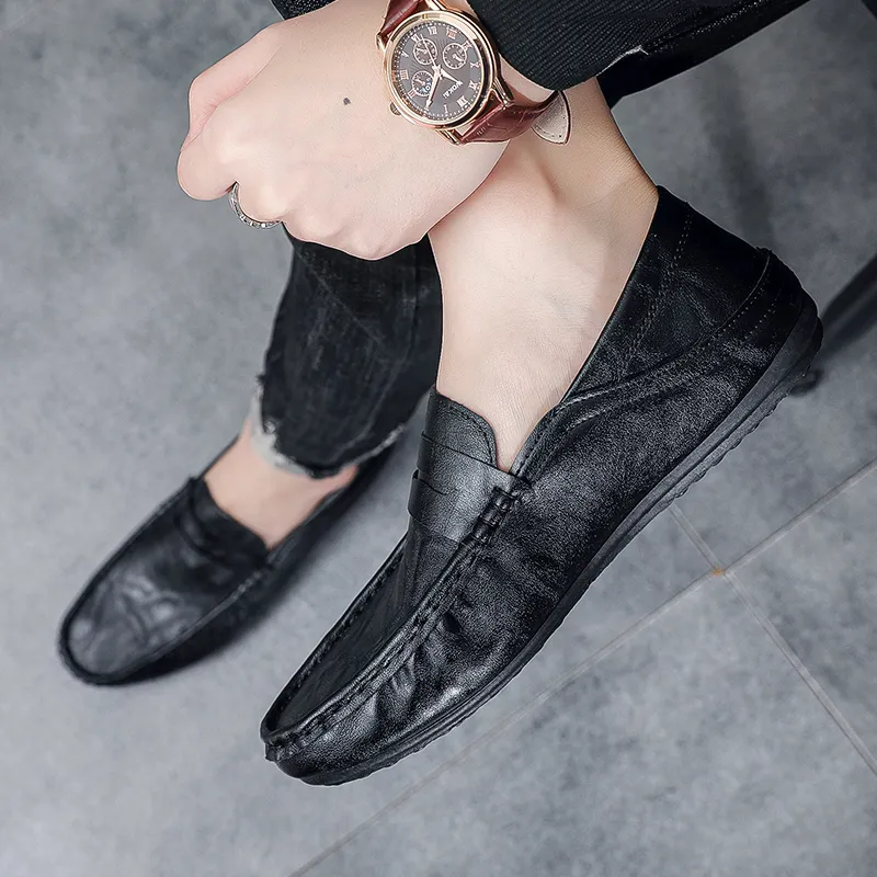 Abango Loafers Men Black-3