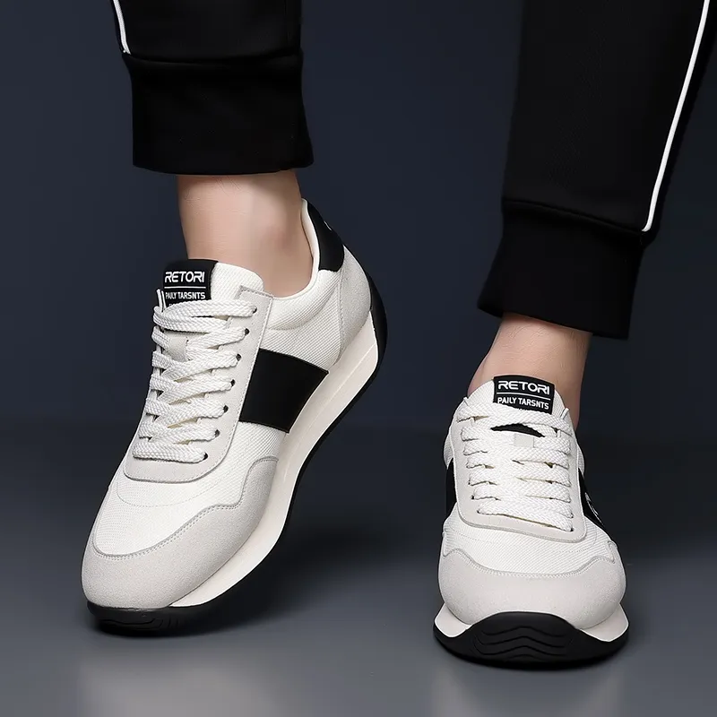 Abango Casual Shoes Unisex Low Top White/Black-4