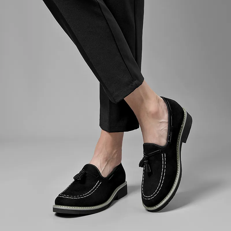 Abango Men's Casual Shoes Men Low Top Black-4