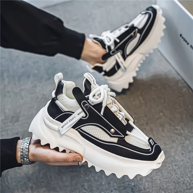 Abango Chunky Sneakers Men Low Top-17