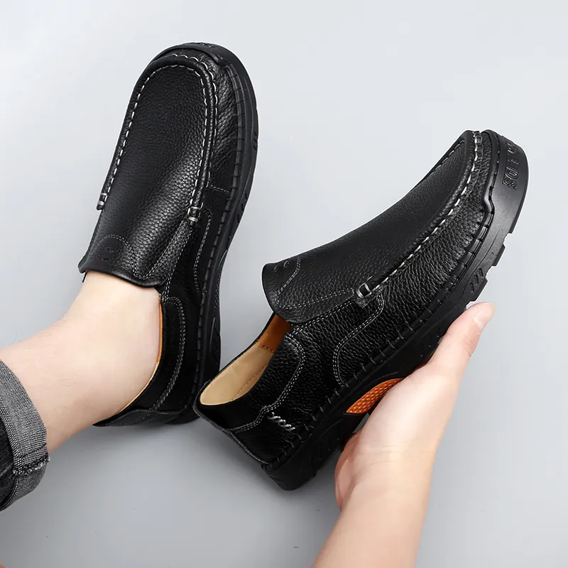 Abango Men's Casual Shoes Men Low Top Black-2