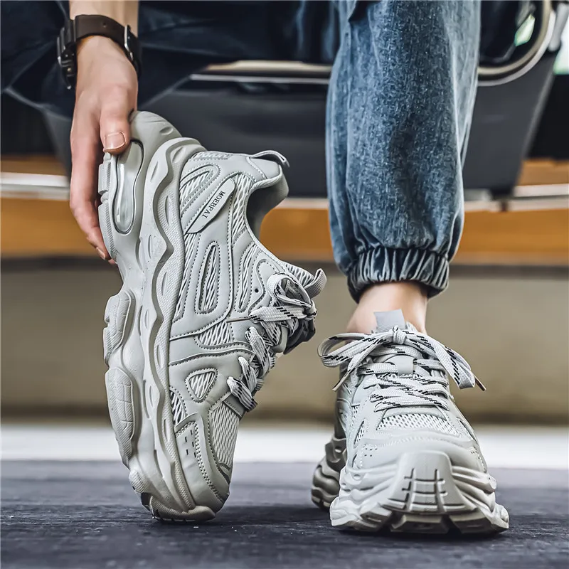 Abango Chunky Sneakers Men Low Top-8