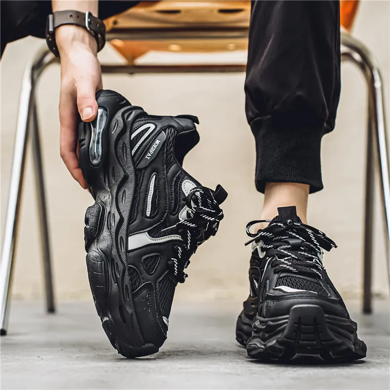 Abango Chunky Sneakers Men Low Top-4