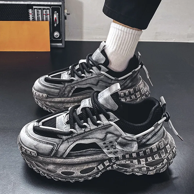 Abango Low Top Chunky Sneakers Men's-14