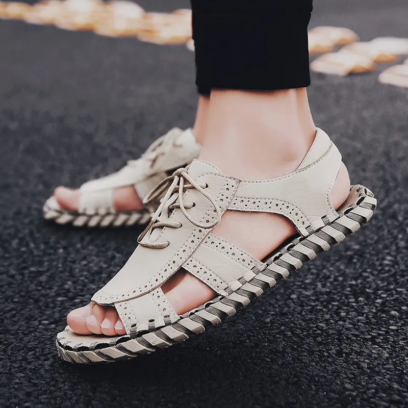 Abango One Strap Sandals Men-10