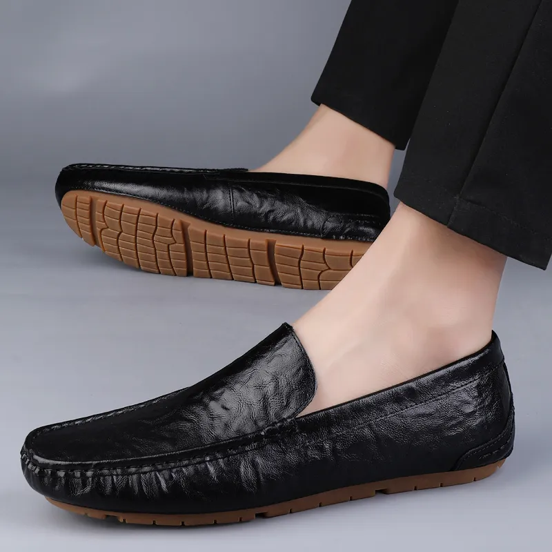 Abango Gommino Loafers Unisex Green/Gray/Black-15