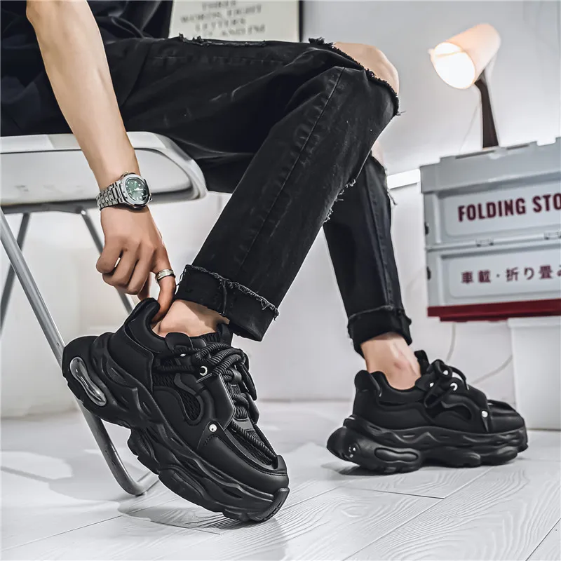 Abango Chunky Sneakers Men Low Top-2
