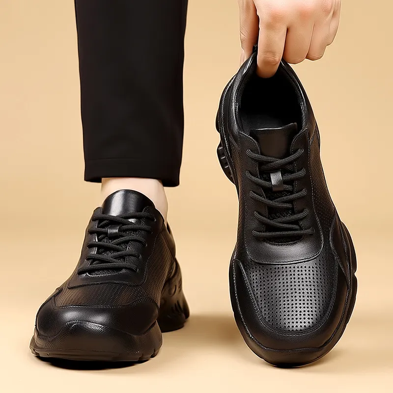 Abango Low Top Casual Shoes Men's Black-3