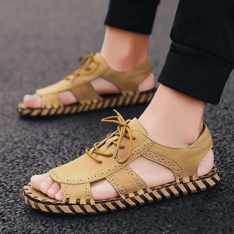 Abango One Strap Sandals Men-18