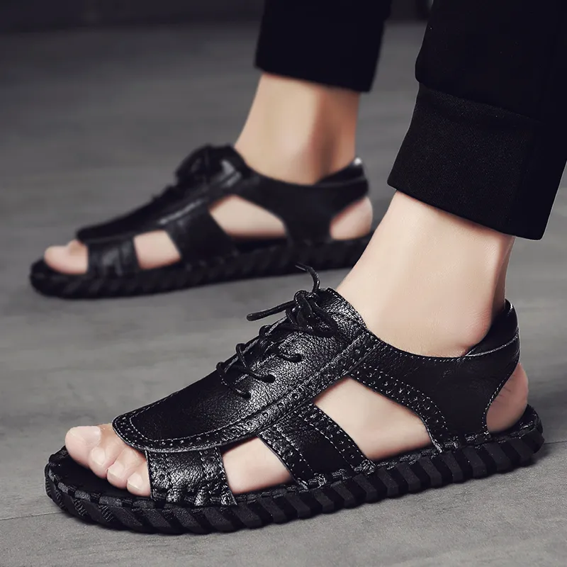 Abango One Strap Sandals Men-5